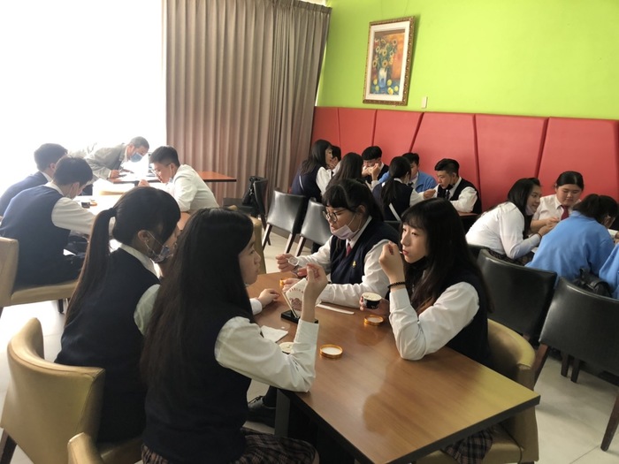 日本高中冰淇淋發表會(山口電視公司拍攝實況)圖片